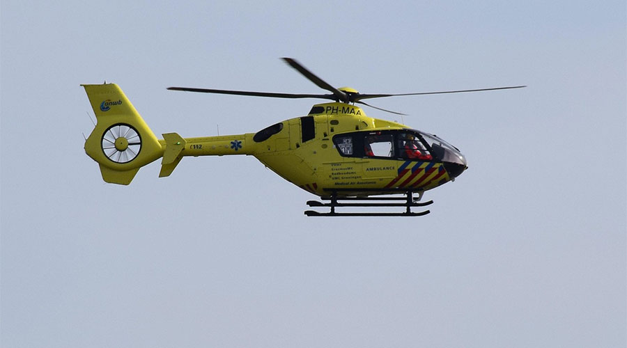 Ook kwam er een Traumahelicopter aan te pas. Foto :Pixabay.